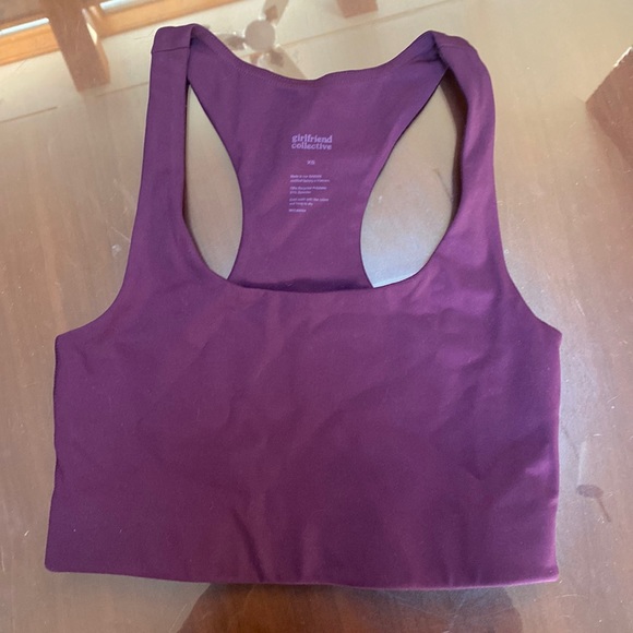 Girlfriend Collective Mauve Sports Bra - Picture 1 of 1